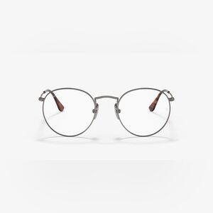 RAY-BAN RB8247V Round Titanium Optics Gunmetal Gray Tortoise Round Glasses Frame